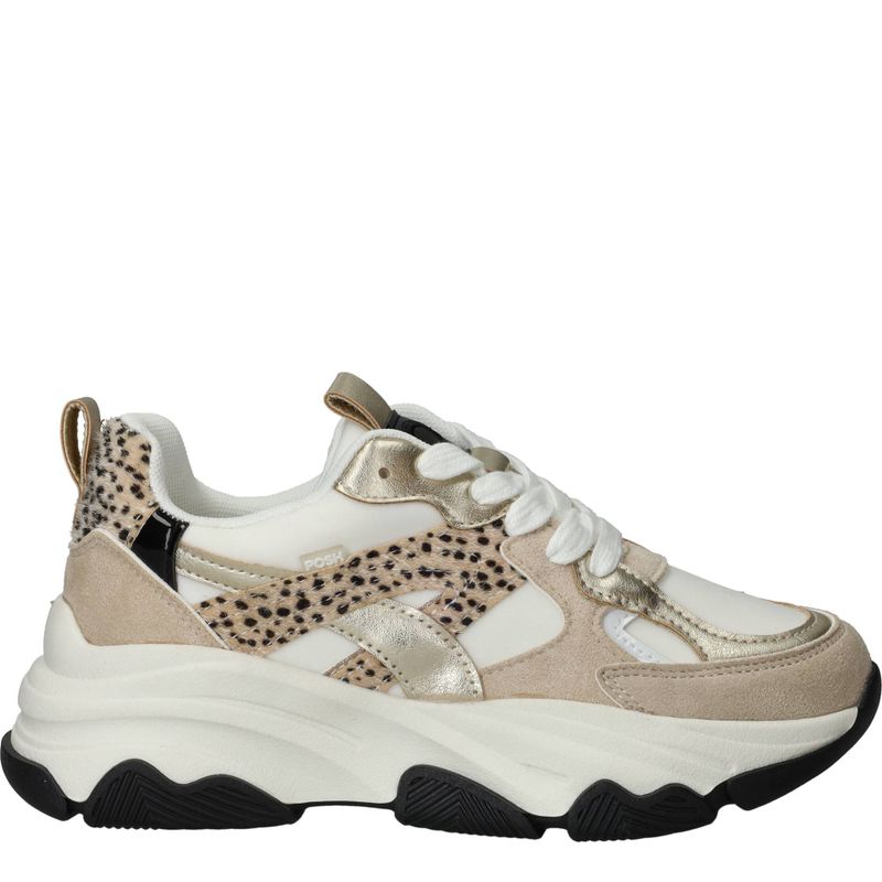 POSH by Poelman Sneakers Beige Meisjes