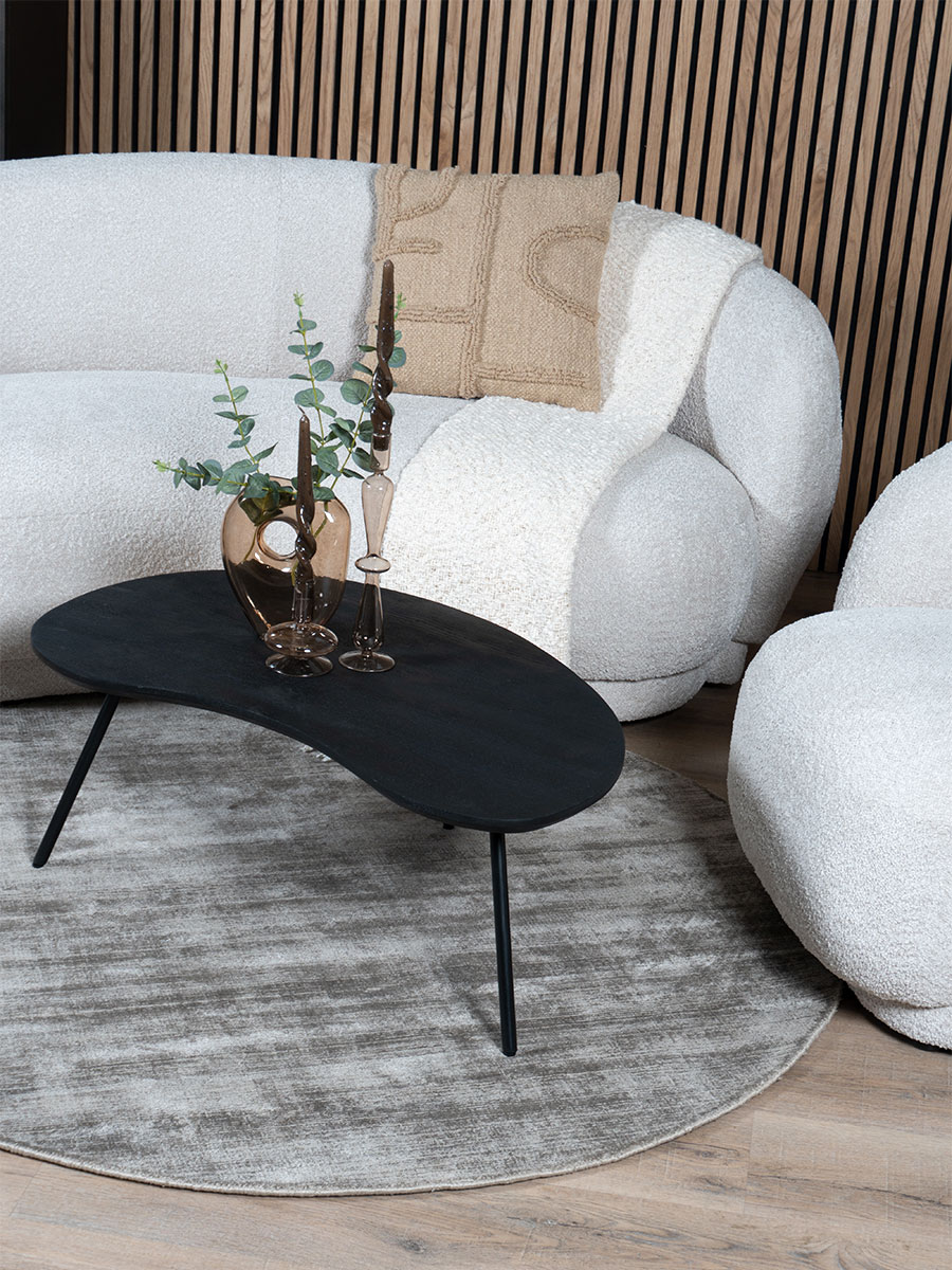 Vloerkleed Cos Taupe - Rond ø150 cm