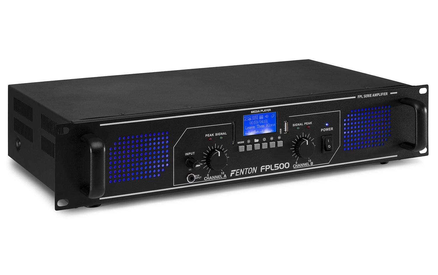 Endstufe FPL500<br>Digitalverstärker mit Bluetooth und MP3-Player