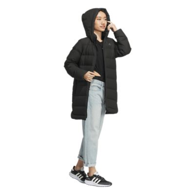 Adidas SportswearMid Length Down Jacket - schwarz
