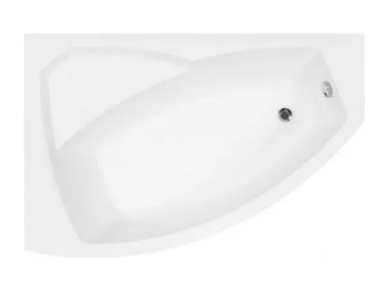 Baignoire d'angle gauche RIMA 130-140-150-160-170 cm avec tablier - Dimensions: 130cm