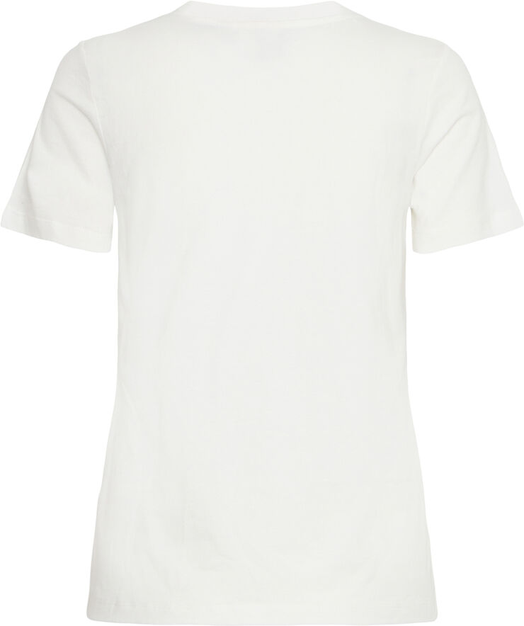 ICHI IHCAMINO SS18 Cloud dancer w. black
