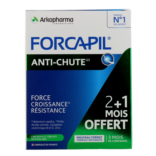 Forcapil Anti Chute : complément alimentaire perte de cheveux