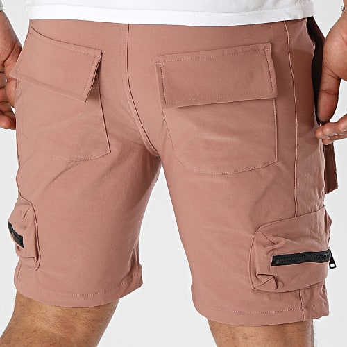 Short Cargo Rose Foncé