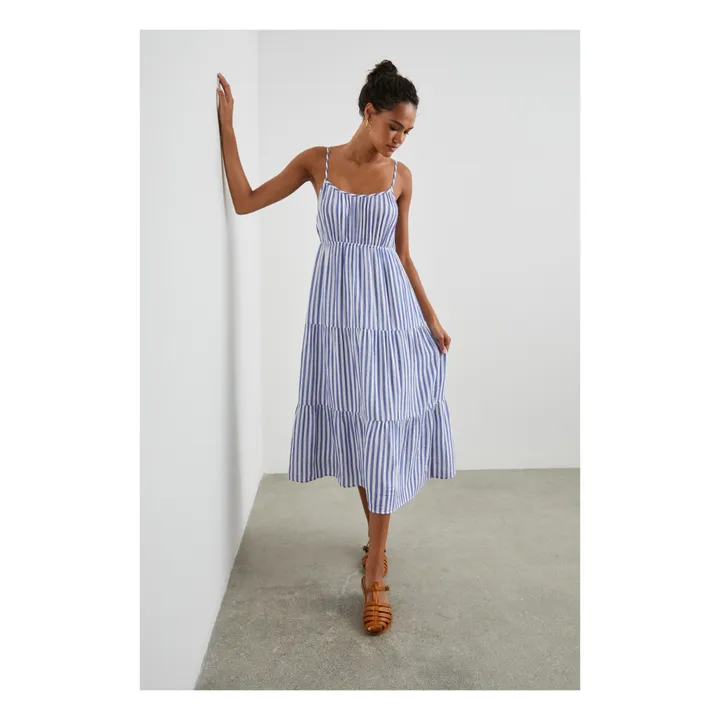Rails Robe Blakely Rayures Coton Bio | Bleu