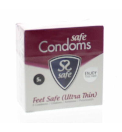 Safe Condoom feel safe ultra thin (5 stuks)