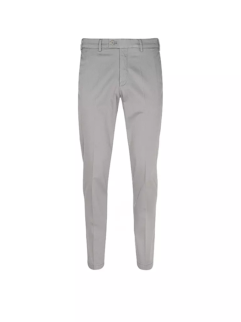 HILTL Chino TILO Slim Fit grau