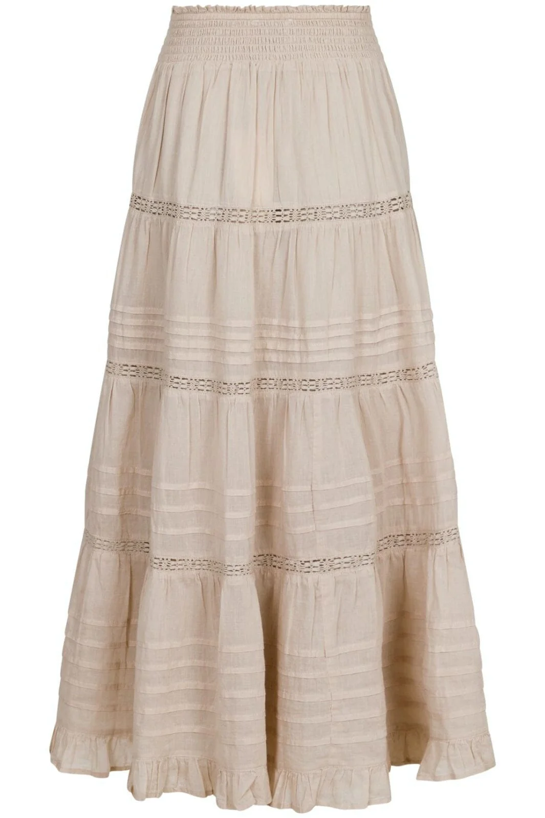 Neo Noir Felicia S Voile Skirt sand