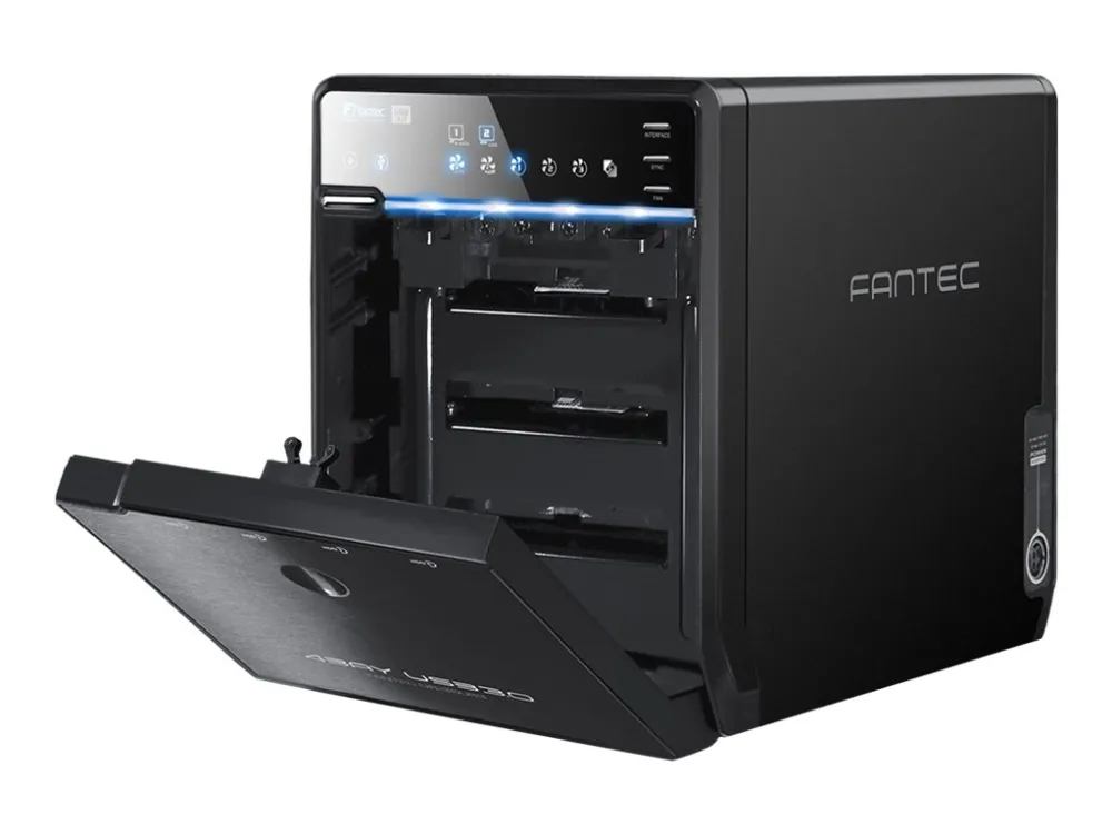 FANTEC QB-35US3-6G - Harddisk-array - 4 bays (SATA-600) - SATA 3Gb/s, USB 3.0 (ekstern)