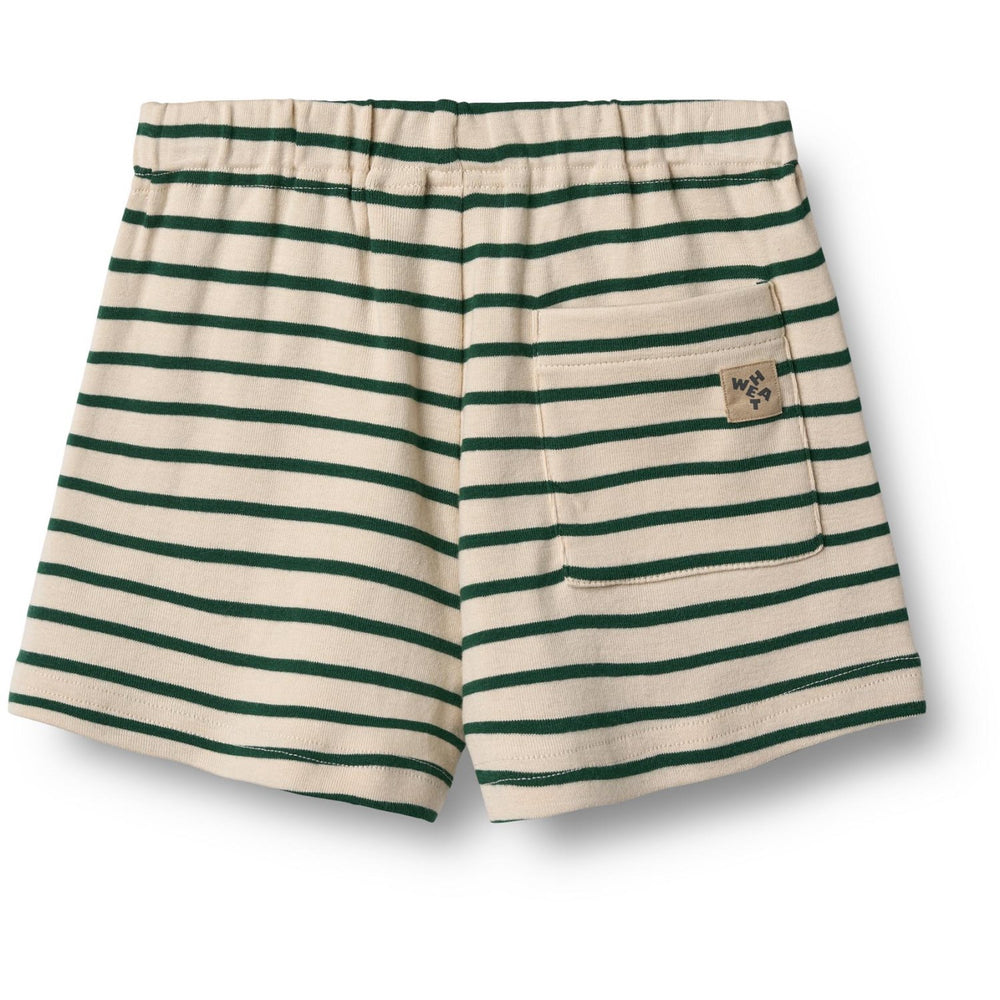 Køb Wheat Green Stripe Jersey Shorts Kalle