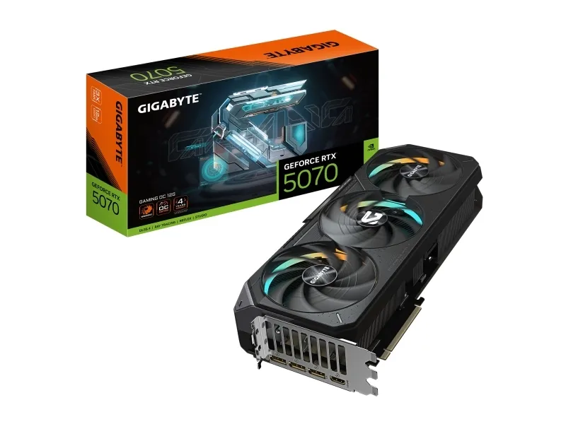 Gigabyte GeForce RTX 5070 Ti GAMING OC 16G - Grafikkort - GeForce RTX 5070 Ti - 16 GB GDDR7 - PCI Express 5.0 - 3 x DisplayPort, HDMI