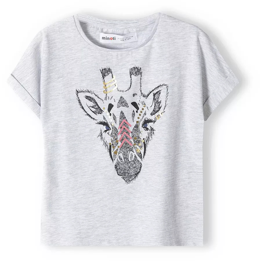 MINOTI T-Shirt Grau Meliert