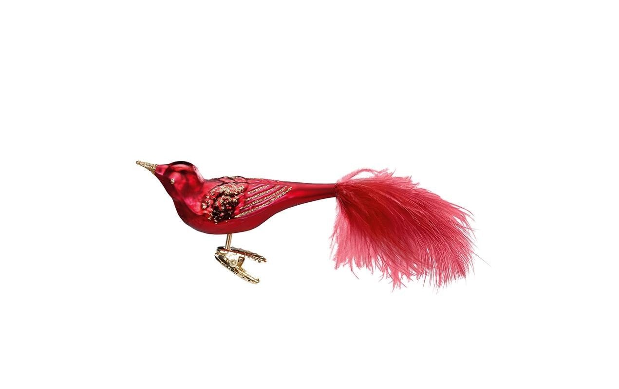 INGE-GLAS® Weihnachtsbaumkugel »Rot 11 cm 1 Stück«
