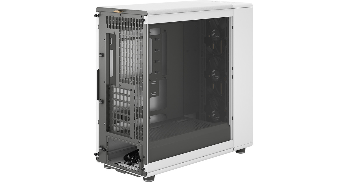 Fractal DesignNorth XL RC Chalk White TG Clear midi tower behuizing  (Wit | 2x USB-A | 1x USB-C | Tempered Glass)
