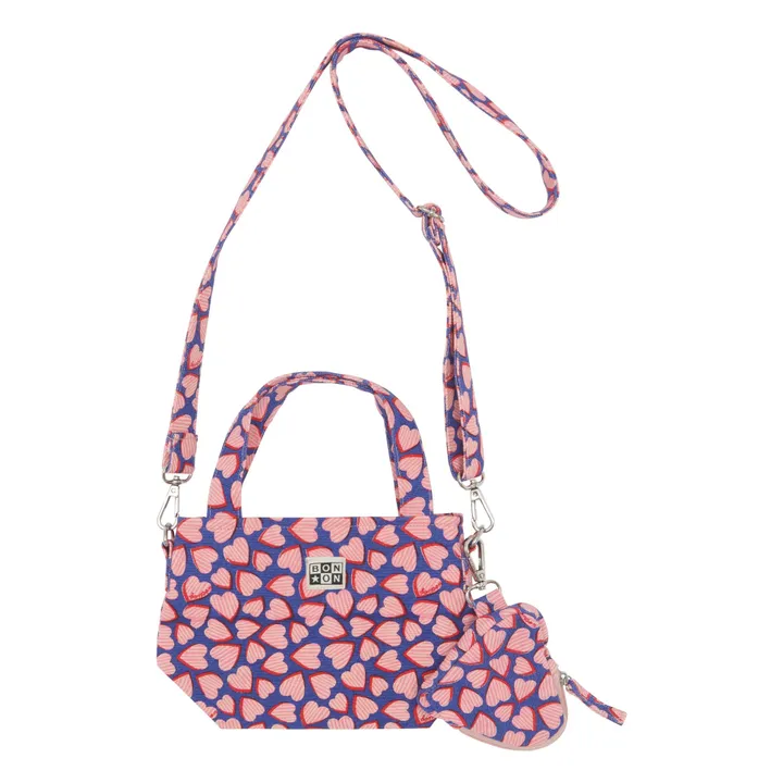 Bonton Sac Chloé Cœurs | Bleu