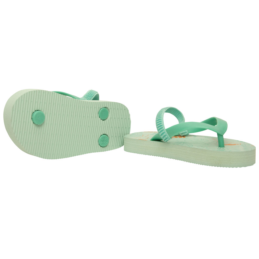 Tongs imprimé feuillage pour garçon avec lanière selon l'âge