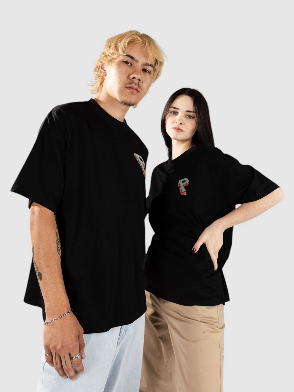 Polypop Big P T-Shirt black