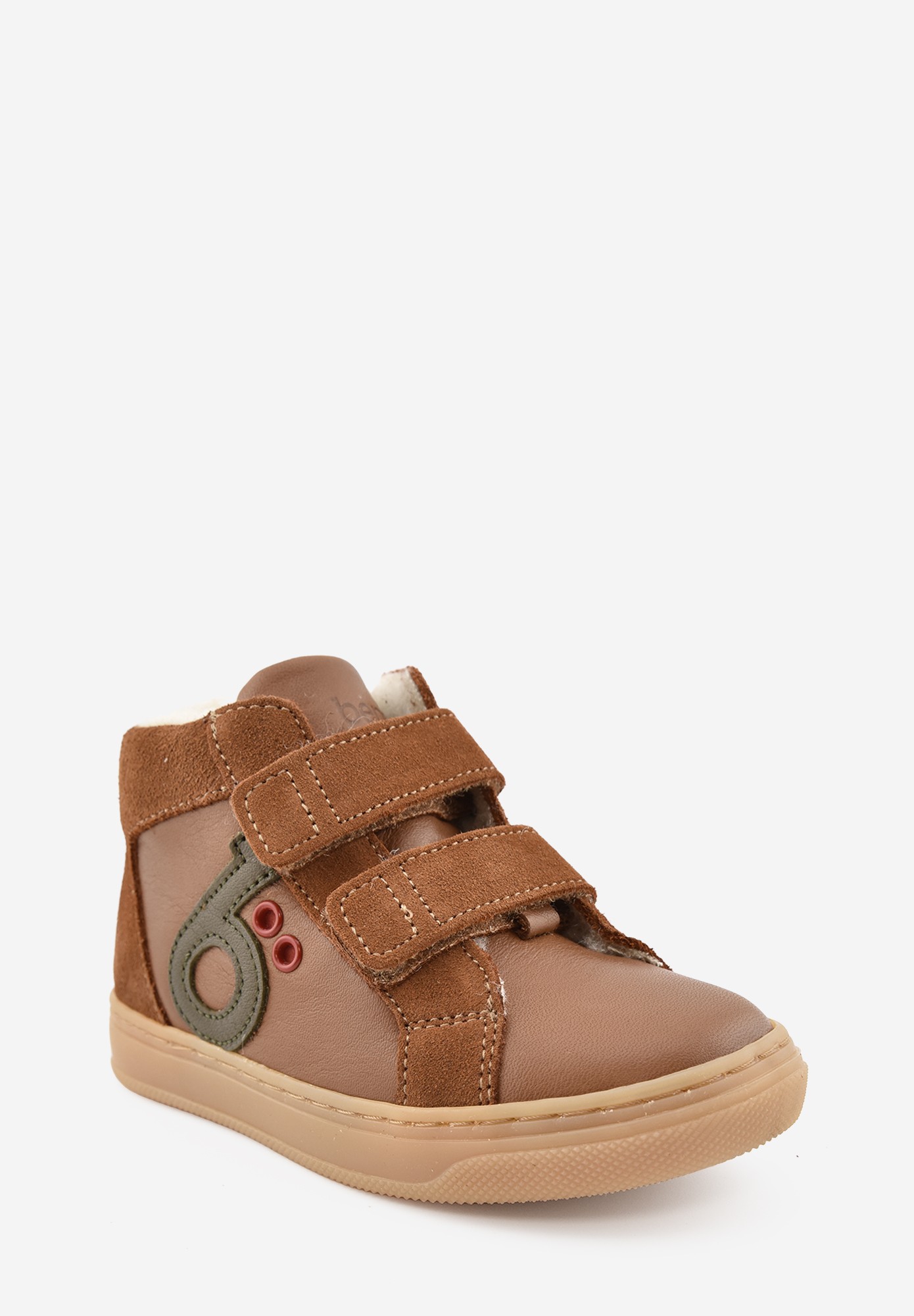 Laax logo Wollfutter Kleinkinder Cognac Kaki