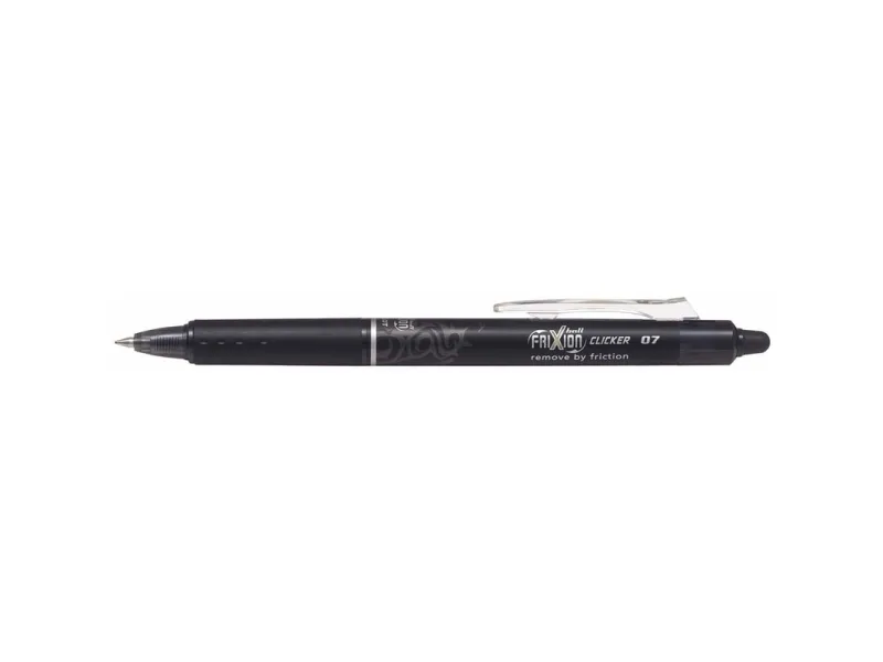 Pilot FriXion Clicker sort medium 0,7 mm - (12 stk.)