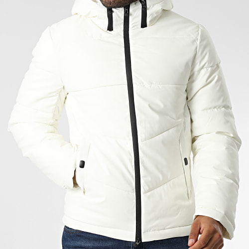 Doudoune Capuche Blanc
