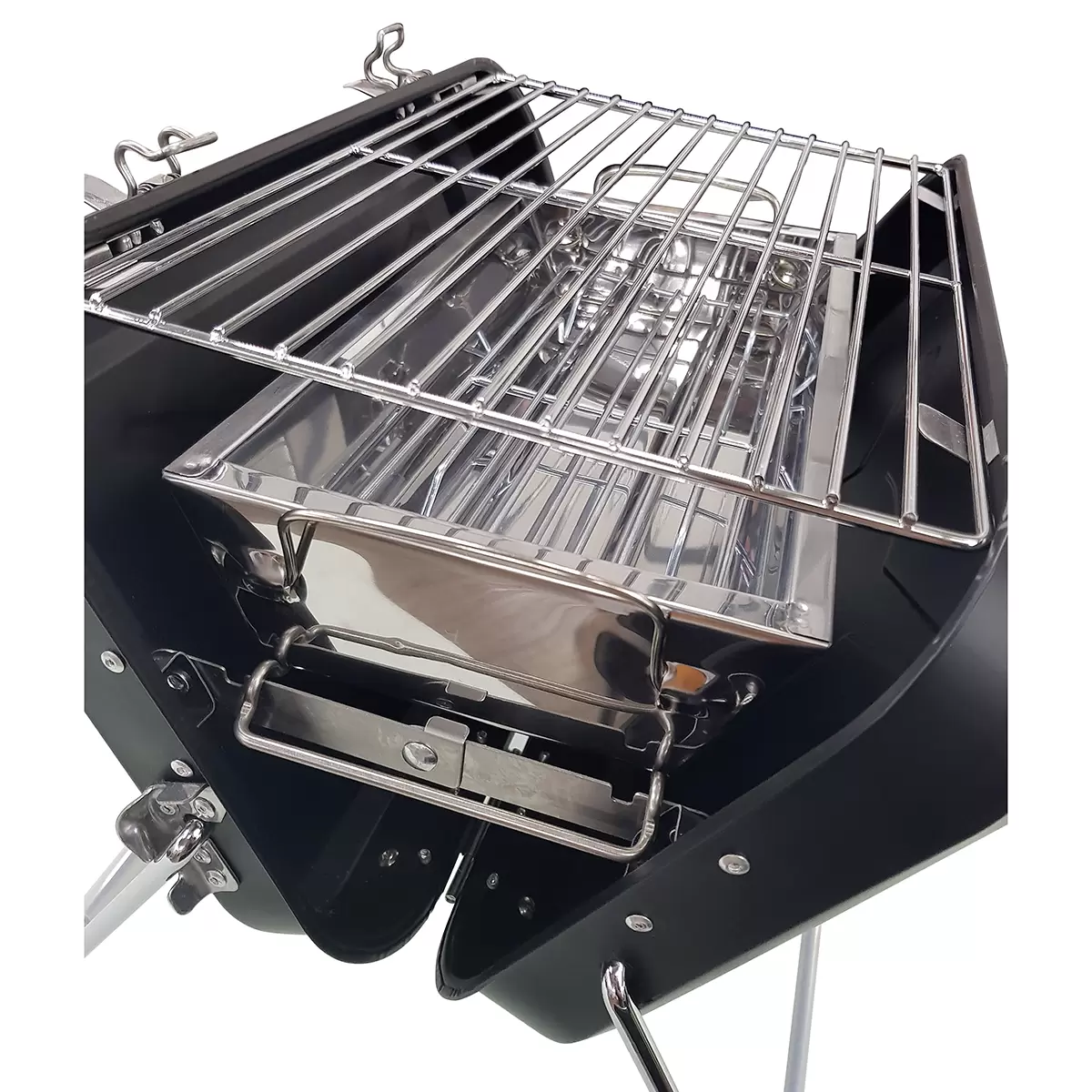 Openair Holzkohlegrill BBQ Dragon Schwarz
