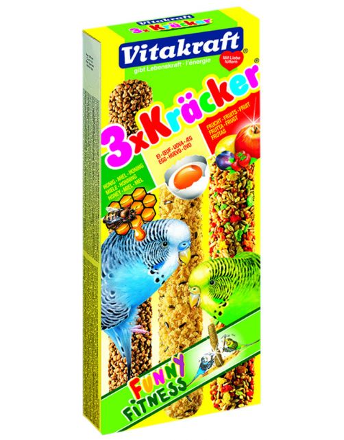 Vitakraft Parkiet Kracker 3 stuks - Vogelsnack