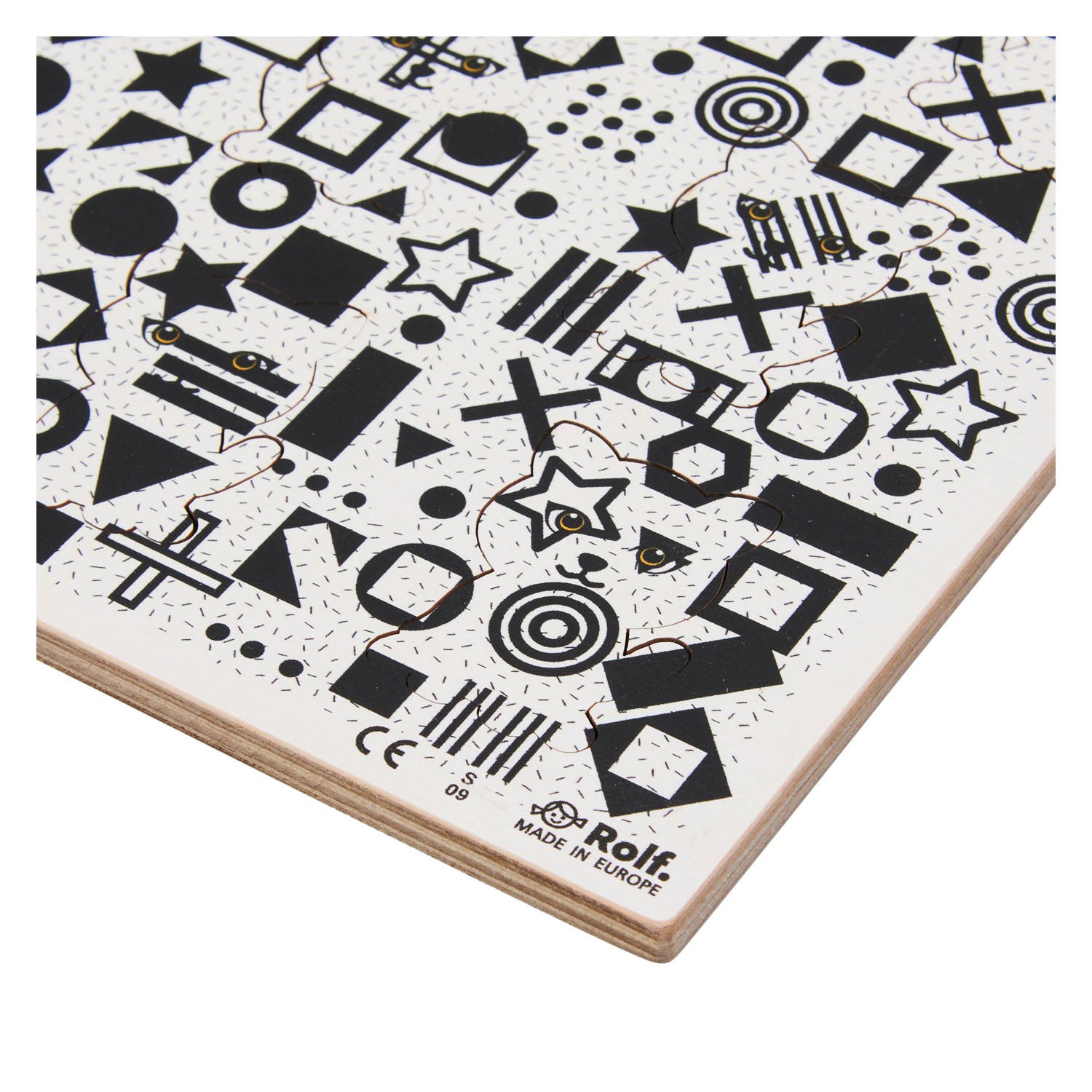 Rolf - Houten Legpuzzel Dierenfamilie, 20st.