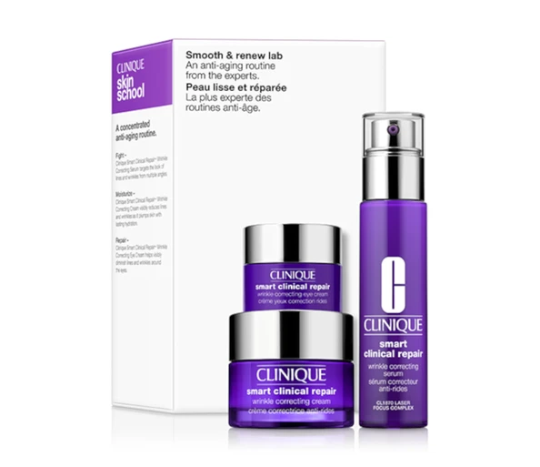 Clinique Smooth & Renew Lab Pflegeset