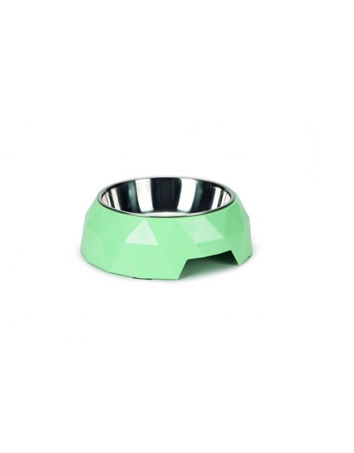 Beeztees Melamine Voerbakje Diamond 14x4 cm - Kattenvoerbak