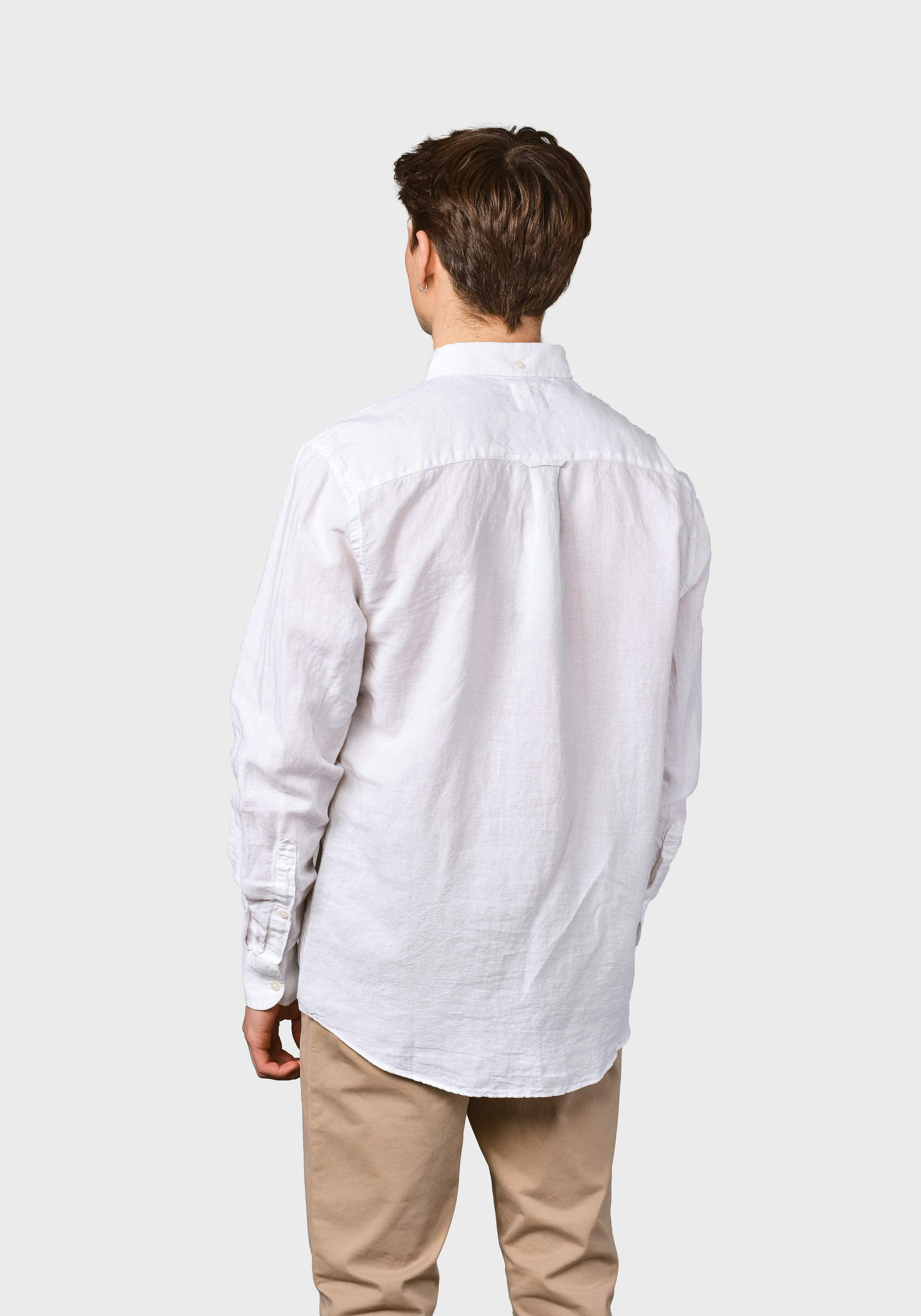 Klitmøller Collective Leinenhemd Benjamin Linen Shirt White