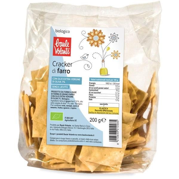 Crackers Artesanal Trigo Espelta   Azeite Bio