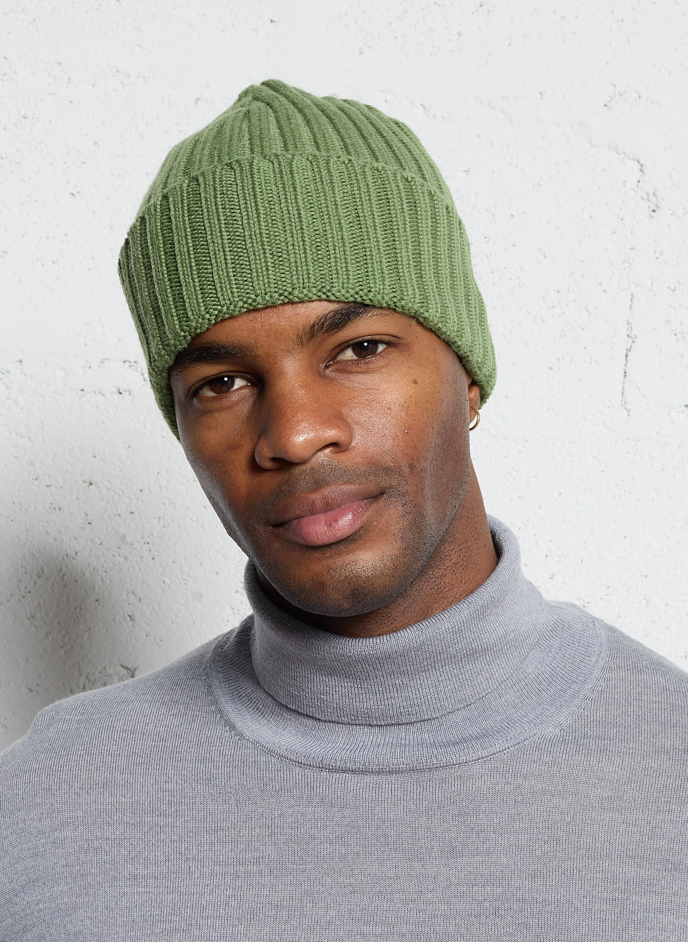 Bonnet en laine| Vert