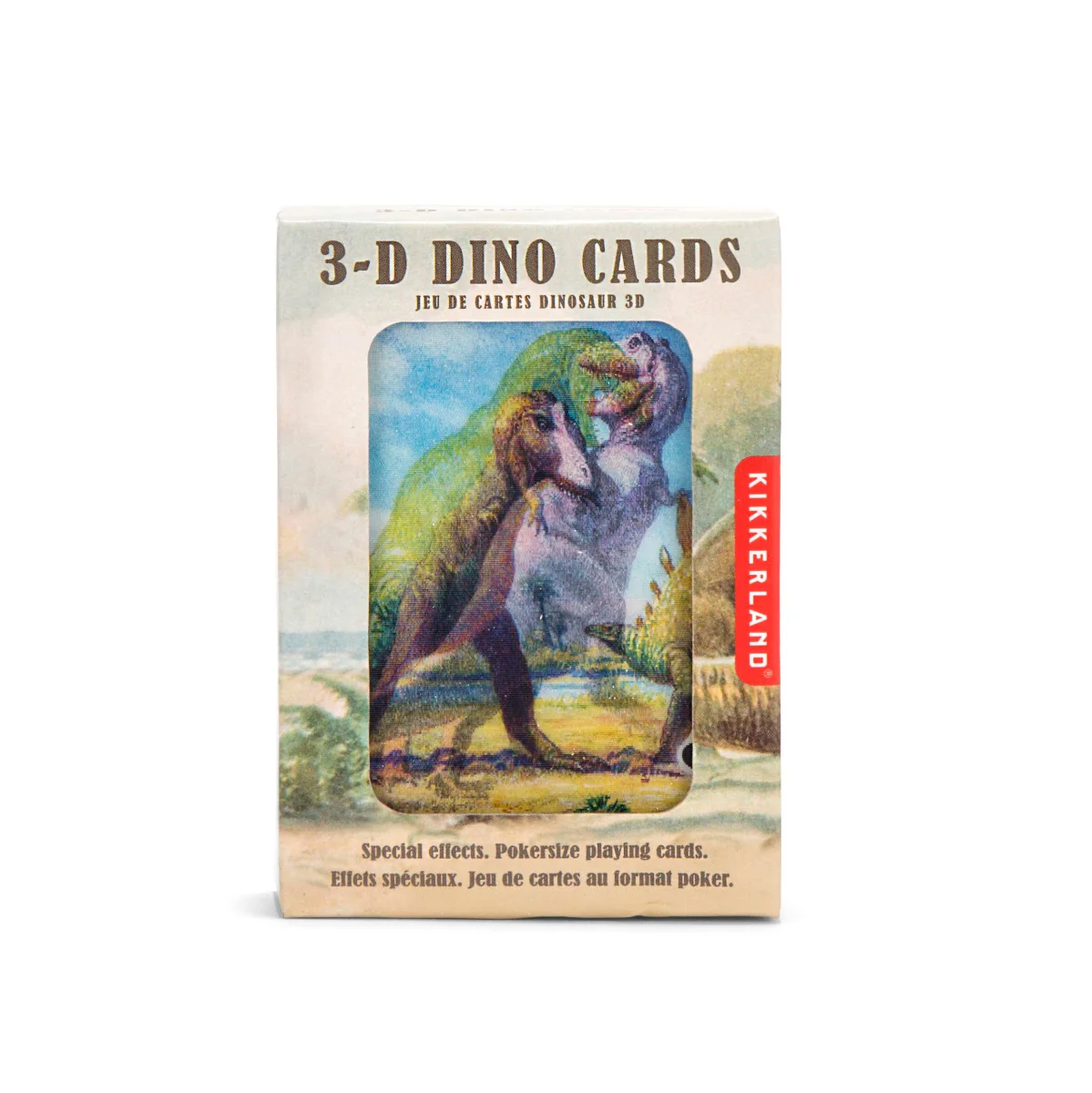 Kikkerland  3D Dinosaurs spillekort