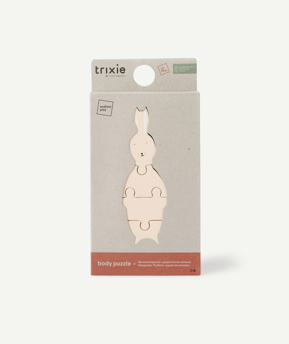 TRIXIEPUZZLE 4 PIÈCES EN BOIS LAPIN BÉBÉ