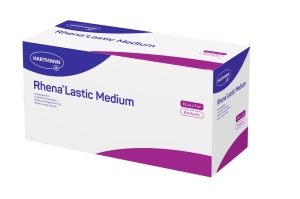 Rhena Lastic Elastische Binde Medium hautfarben 7 m x 12 cm, 8 Stück