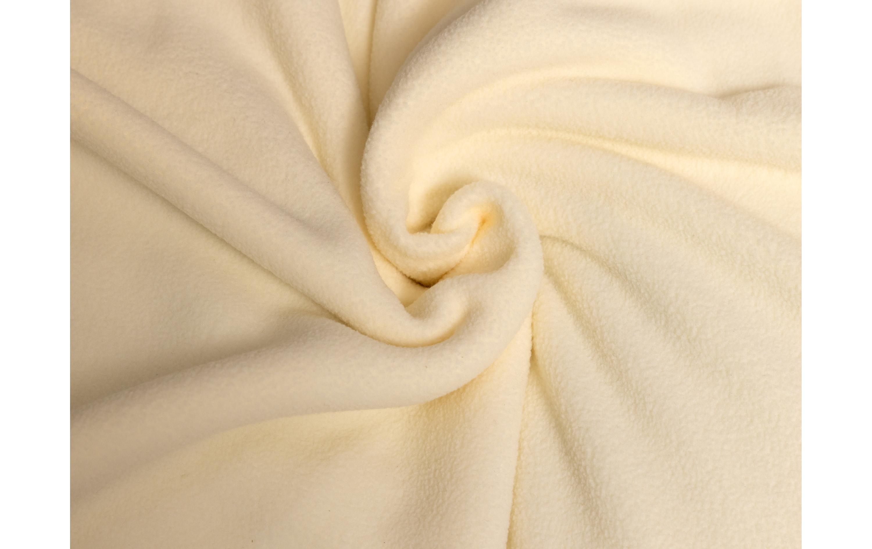 Decke Fleece Polar 150 x 210 cm, ElfenbeinFlauschige Fleecedecke