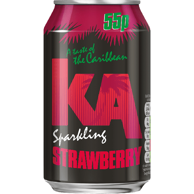 KA Frisdrank Aardbeiensmaak 330ml