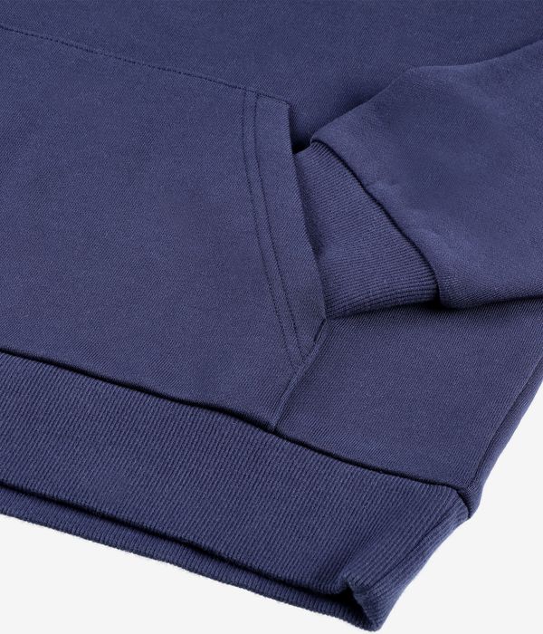Carhartt WIP Script Embroidery Hoodie (air force blue white)