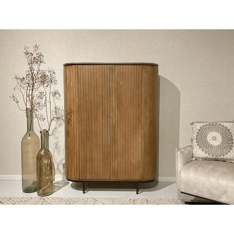 Livingfurn Kabinetkast Noor Naturel 150cm Mangohout