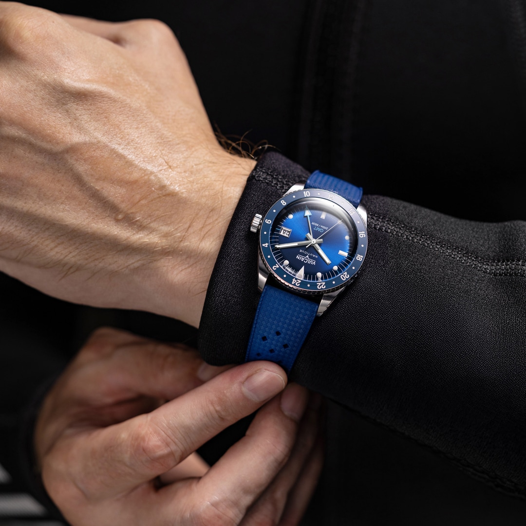 Vulcain Skindiver Nautique GMT Blue Limited Edition