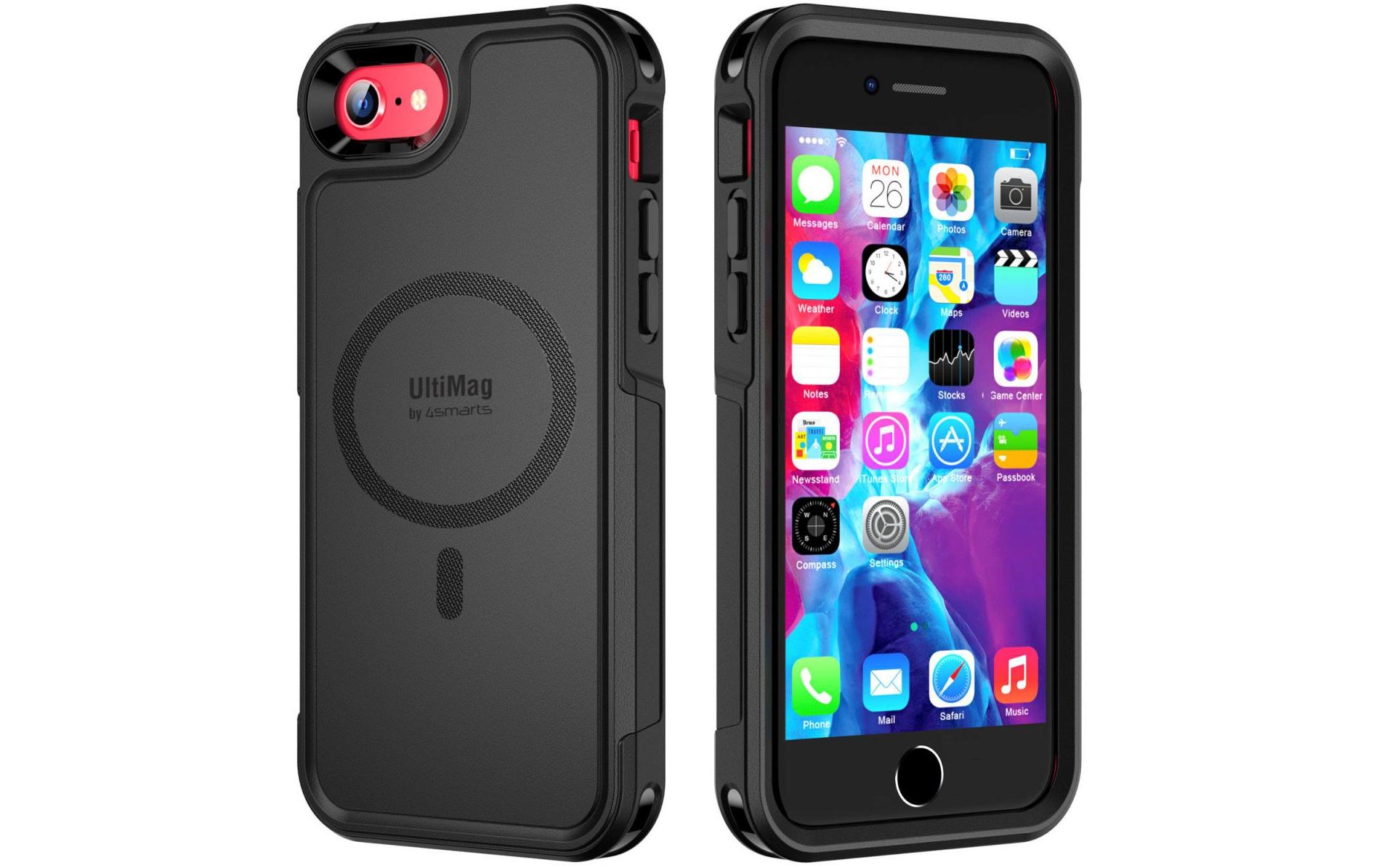 Back Cover Defend Ultimag iPhone SE3/SE2/8/7Schutzhülle mit integrierten Magneten für das Apple iPhone 7, 8, SE 2 und 3