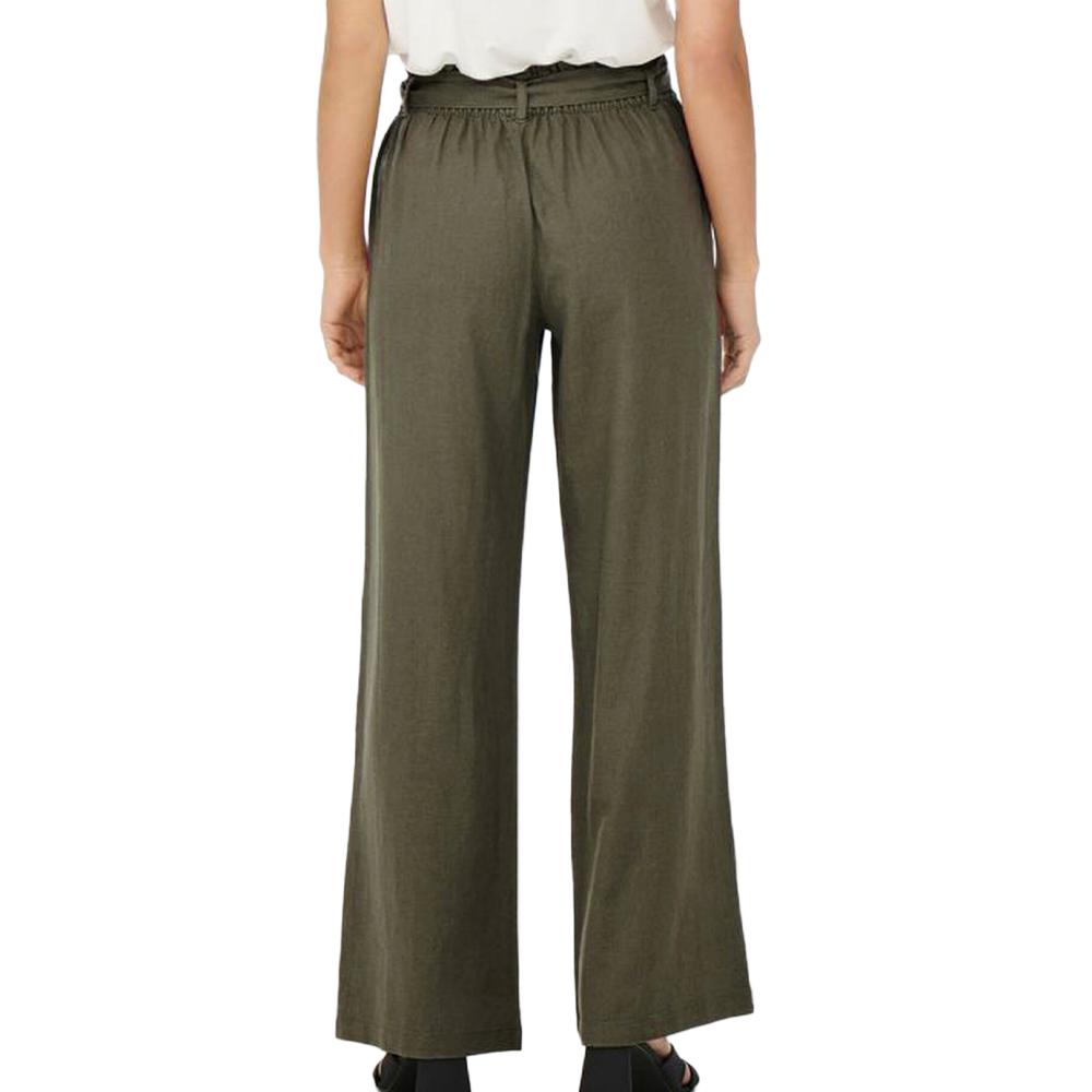 JDY Pantalon Kaki Femme JDY Linen