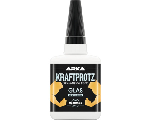 ARKA Kraftprotz Superlijm voor glas, dun, 50 g