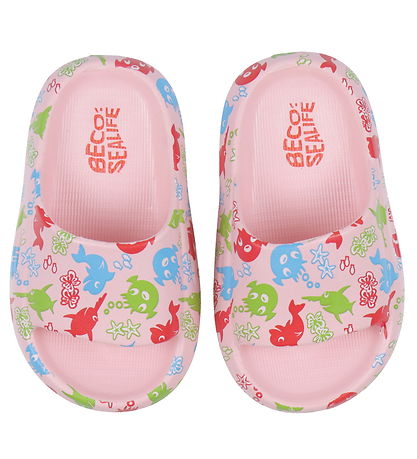 BECO Badesandalen - Sealife - Pink