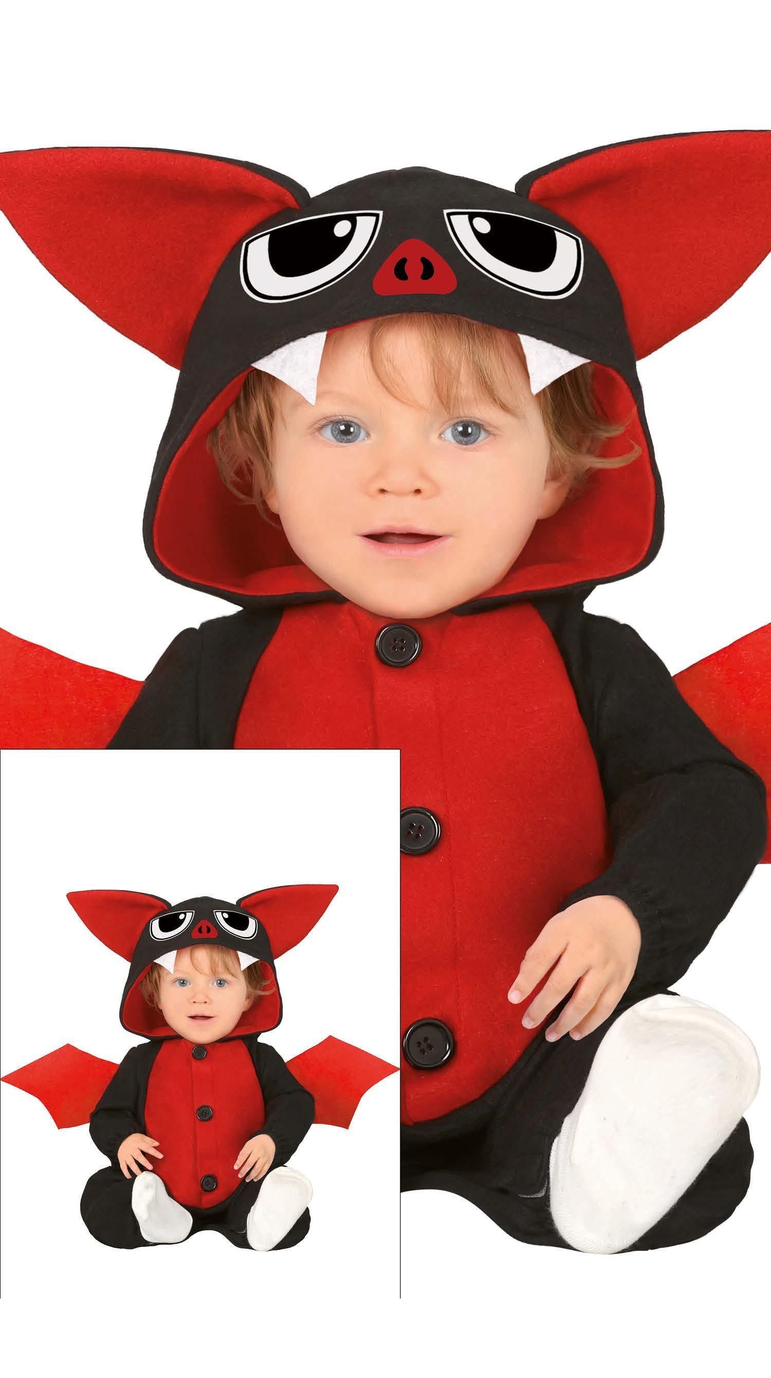 Vleermuis Kostuum Baby rood