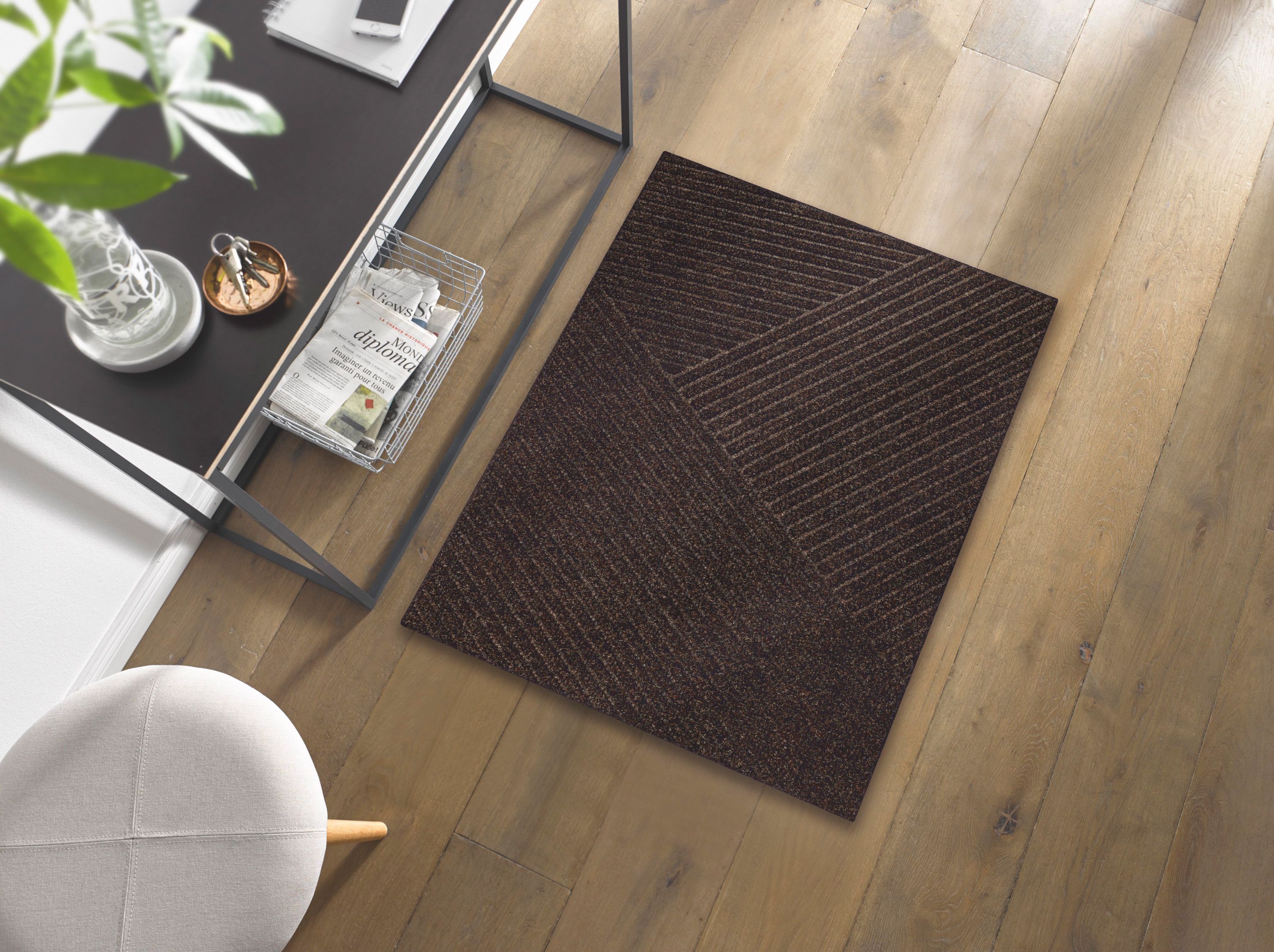 Fußmatte DUNE STRIPES brown