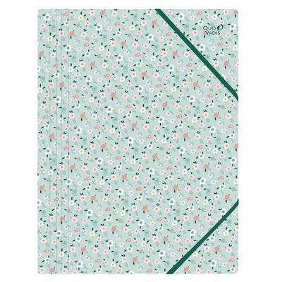 Quo Vadis Daisy - Chemise à élastique poétique rose - 24 x 32 cm