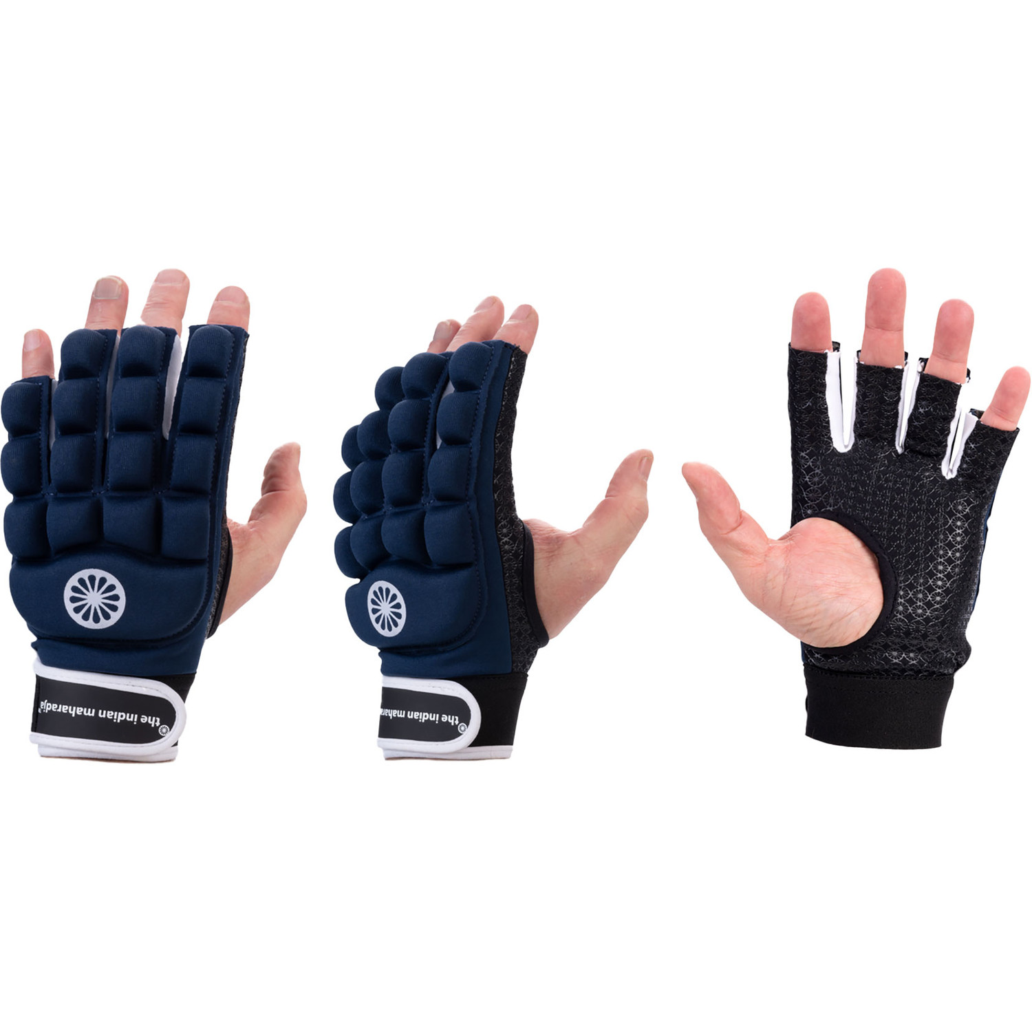 Indian Maharadja Handschoen Halve Vingers Links