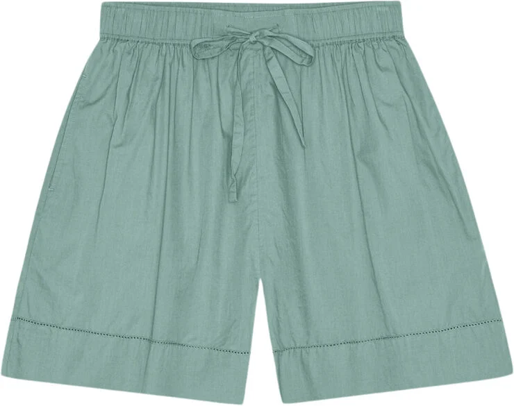 Moshi Moshi Mind wake shorts poplin Aqua green