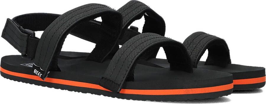 Reef sandalen donkergrijs oranje Jongens Polyester Effen 24